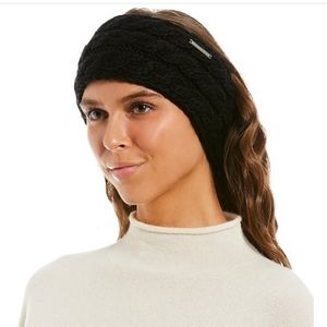 Black Michael Kors Knit Cable Headband